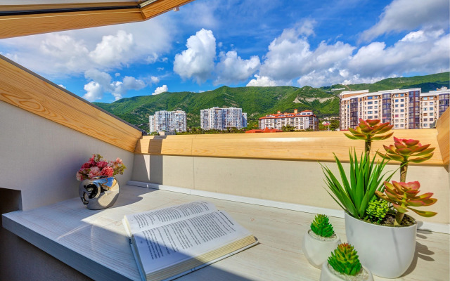 Апартаменты Люкс с большой ванной и видом на горы Sea Breeze & SPA