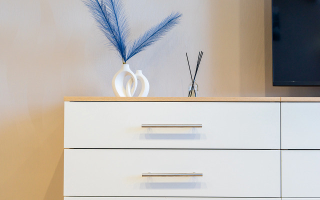 Квартира Потрясающий Вид на Город Новая и Уютная Евродвушка