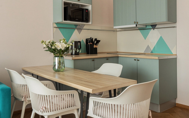 Квартира JN Apartments Четырехместная Студия с Видом на Парк