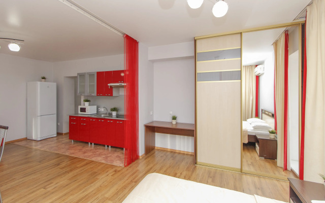 Апартаменты с двуспальной кроватью и кухонной зоной №402