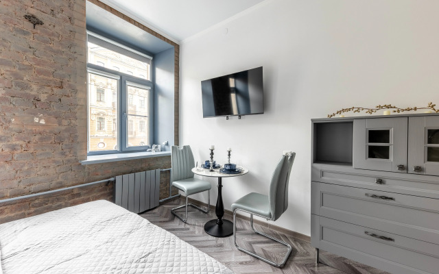 Квартира Дизайнерская Уютная Студия с Видом на Город