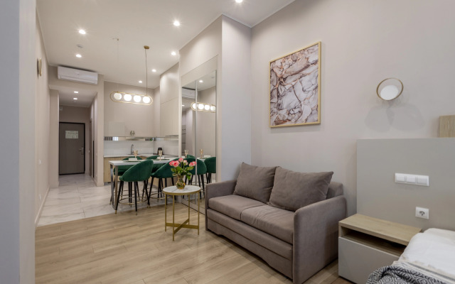 Апартаменты Mirror с видом на Навагинскую