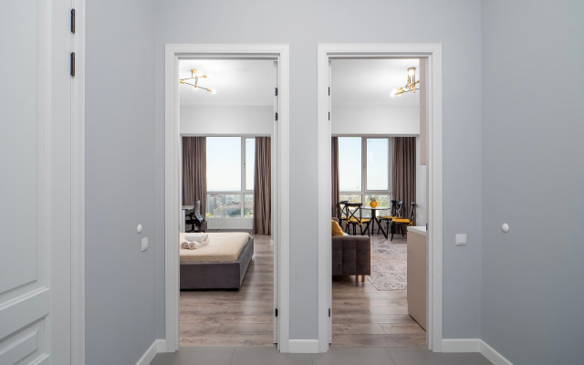 Квартира евродвушка с уютом и с видом на горы