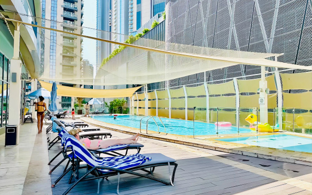 Апартаменты 1 Bedroomed Suit Full Burj Khalifa view!