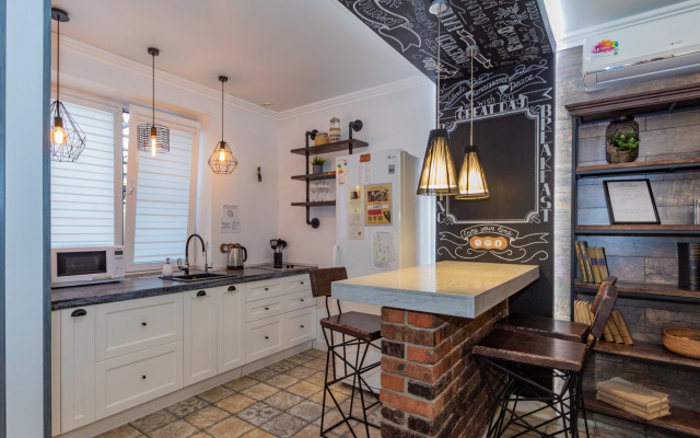 Loft s prektorom i terassoj Apartment