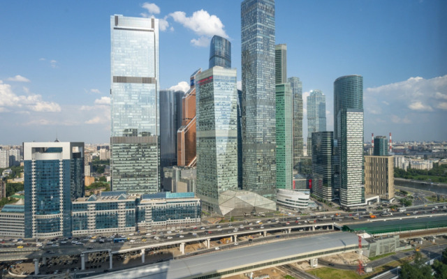 UraganArart Nebo s vidom na МОSCOW CITY Apartments