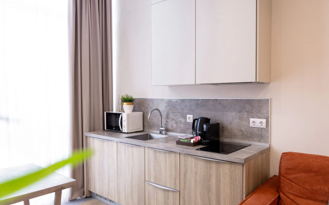 Апартаменты Уютная студия в отеле Mirror