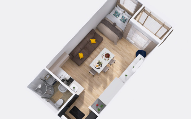 S vidom na Moskvu Apartments