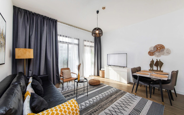 Апартаменты Bright 1Bdr at Fortunato