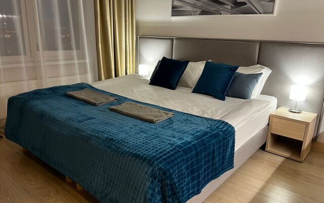 Студия Уютная с красивым видом у метро Технопарк