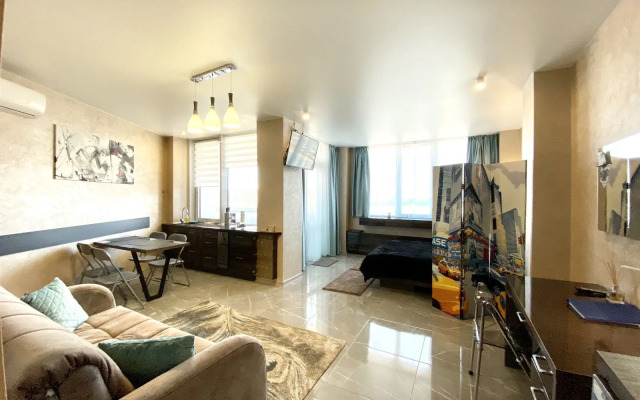 Апартаменты Акваделюкс с видом на бассейн N201