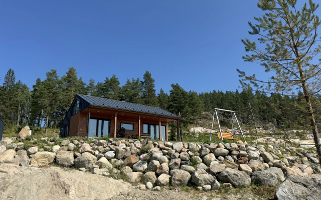 Частный дом Домики Ихоярви на озере (дом 4)