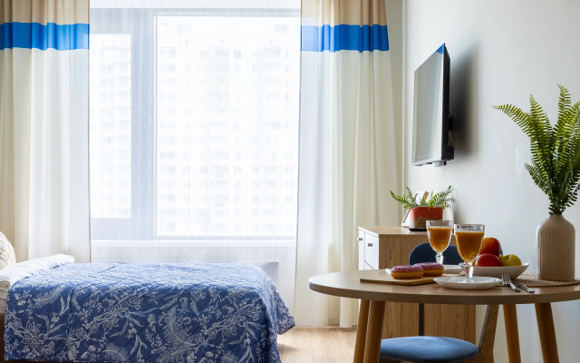 Апартаменты Черника - новый уютный апартамент у метро Ладожская