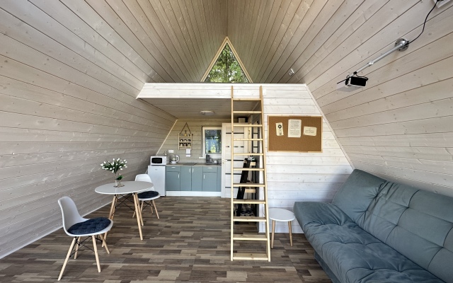 Глэмпинг Домики A-frame С Чаном или Купелью-Фурако