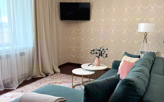 Апартаменты 2-комнатная квартира с прямым видом на Волгу