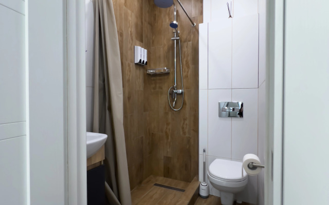 Квартира студия в голубых тонах