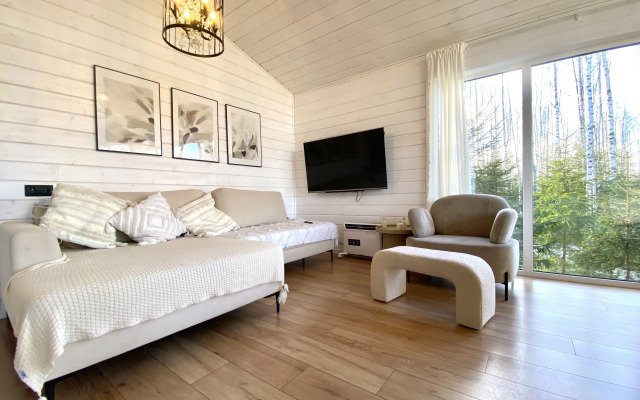 Частный Дом ЕлкиШале с 3мя спальнями, баней и чаном