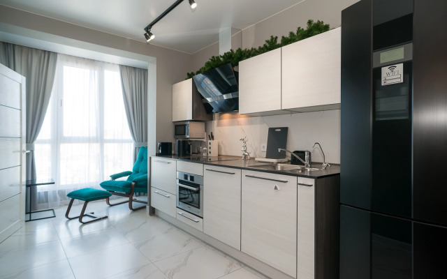 Квартира Современная Студия с Видом на Бухту Золотой Рог