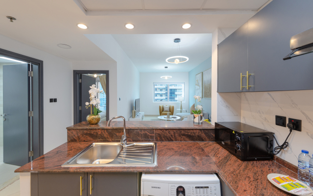 Marco Polo - 1BR with Marina Views Near Metro & Marina Mall Apartments