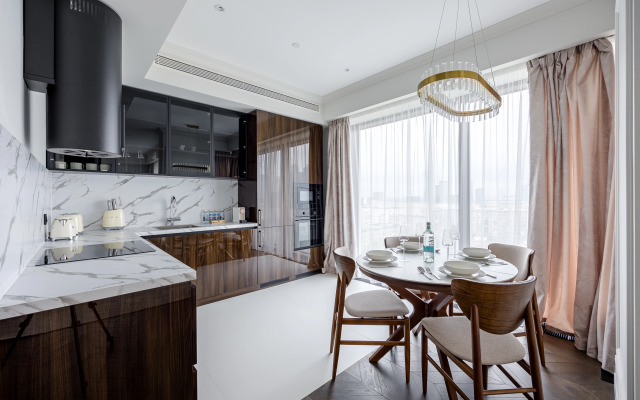 3kh komn. Na Poklonnoy 9 Apartments