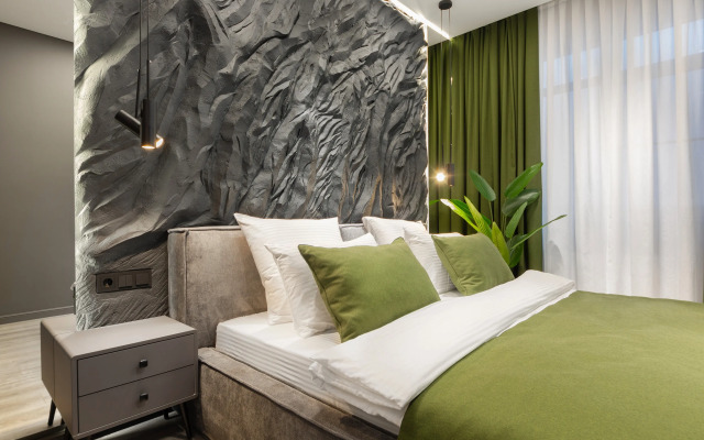 Квартира Новая в доме с часами вид на Эльбрус