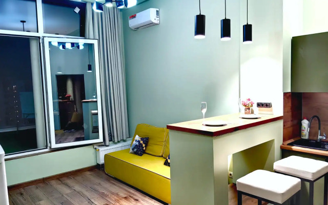 Апартаменты Студия на Пархоменко с Видом на Город