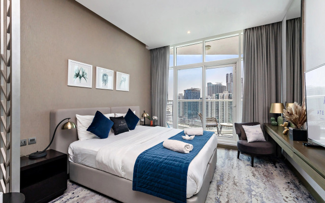 Апартаменты Dubai Canal view at DAMAC Maison Prive