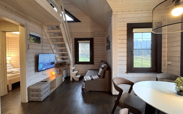 Частный дом 3 с Видом на Озеро Киркколампи и Собственной Сауной