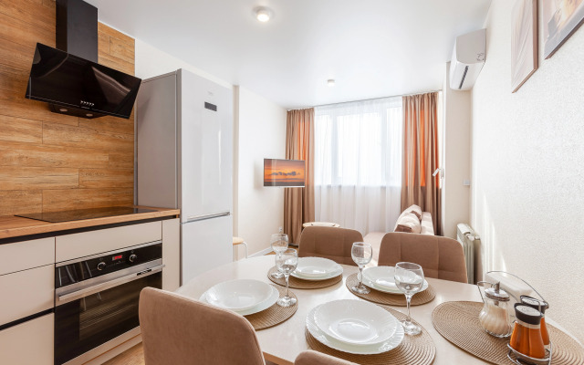 Квартира Гармония Уютная в Центре Города с Отдельной Спальней