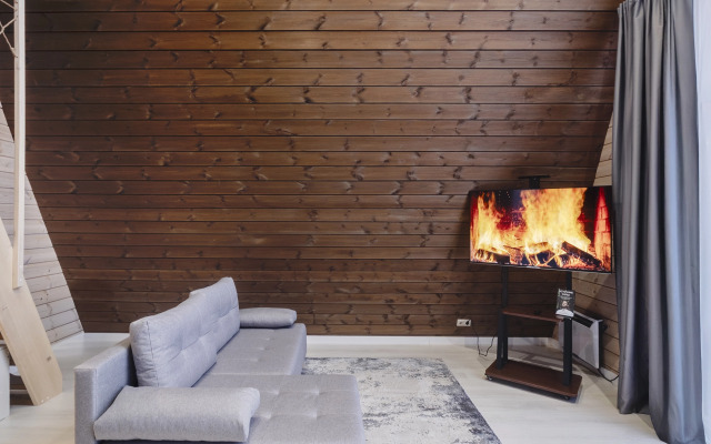 Частный дом С баней и террасой