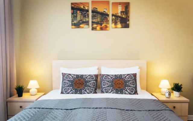 Апартаменты Uzorapart Просторная Евродвушка у Пляжа Алексино с Видом на Закат