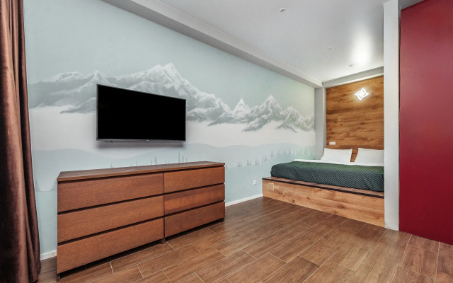 Апартаменты Дизайнерская студия около подъемника