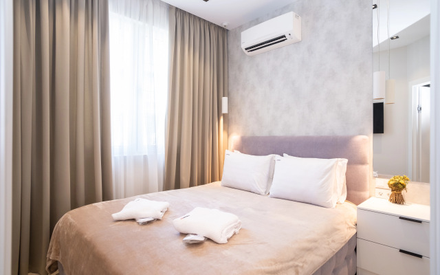 Апартаменты Red Apartments Арт Лайт Сити Апартамент Либерман