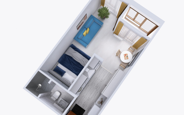 Апартаменты с видом на Москву 8