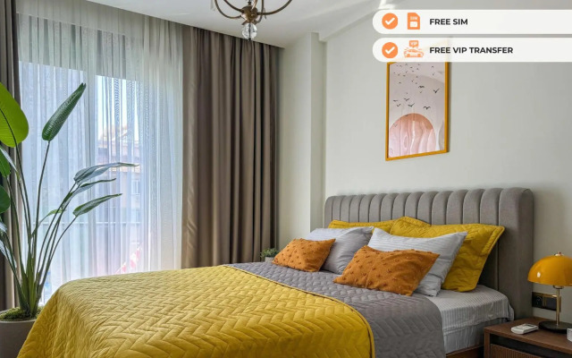 Апартаменты 1+1 Qoople Legend B28 в 100 м от моря