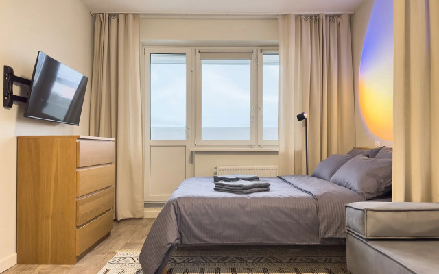 Квартира 1к с видом на озеро