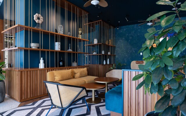 V otele s vidom na more. Kosmos 522 Apartments