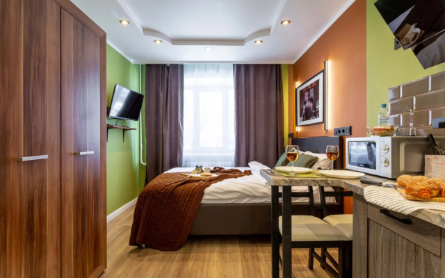Апартаменты Студия Комфорт с Дизайнерским Ремонтом