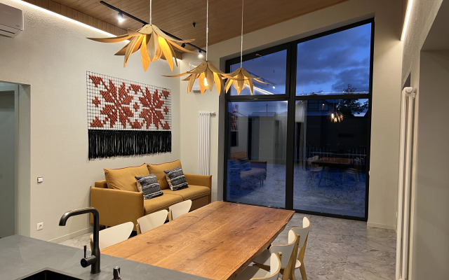 Частный дом Новейший в скандинавском стиле с баней