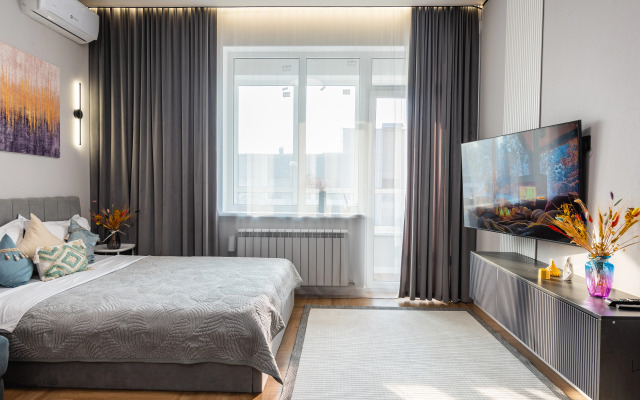 Апартаменты Стильная Квартира в Центре Алматы (114)