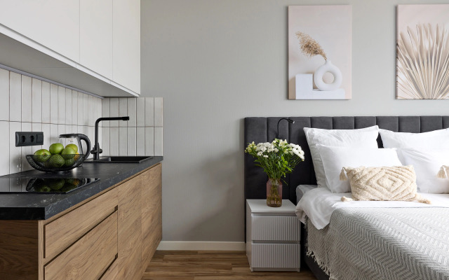 Апартаменты Студия рядом с метро 1211 1