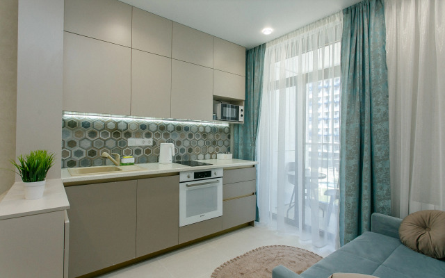 Апартаменты Студия ЖК Кислород с видом на горы