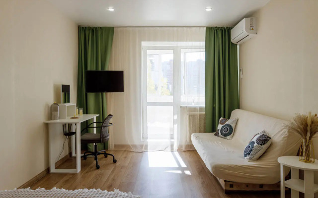 Квартира Уютная однокомнатная с видом на Храмовый Комплекс