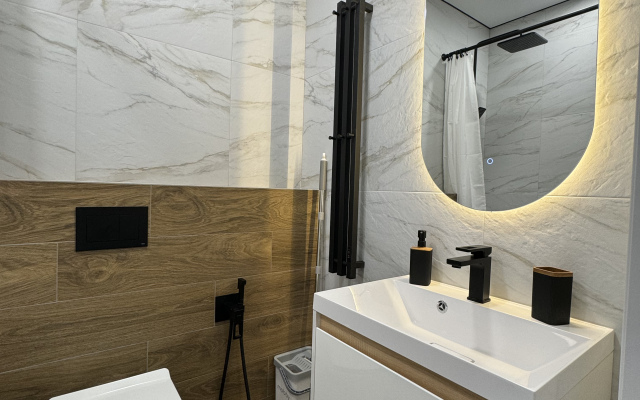 Квартира премиум Green FOX от дизайнера с видом на Волгу