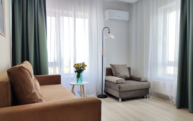 Panda Home v Serdtse Sibiri s vidom na gorod s vysoty Apartments
