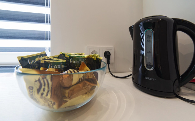 Апартаменты с видом на город и ванной