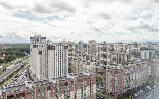 Tryokhkomnatnye s Vidom na Natsionalnuyu Biblioteku Apartments