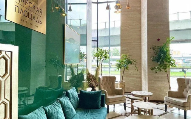 Квартира Студия в центpе Moсквы в элитном ЖК Цаpскaя площaдь