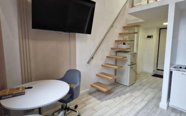 ZenApart s paryaschey  krovat'yu Apartments
