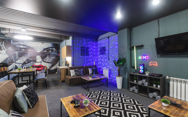 Квартира Аренда Лофта для Вечеринки с Караоке и X Box